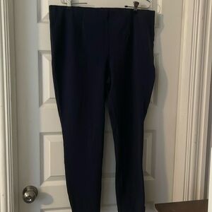 Navy blue pull on pants